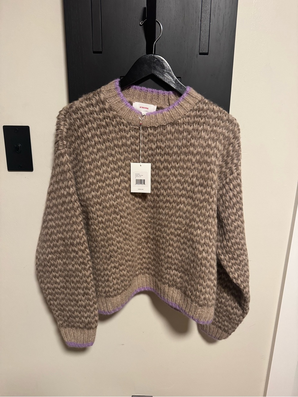 Xirena Cafe Au Lait Mabel Sweater NWT Size Medium - Picture 4 of 7